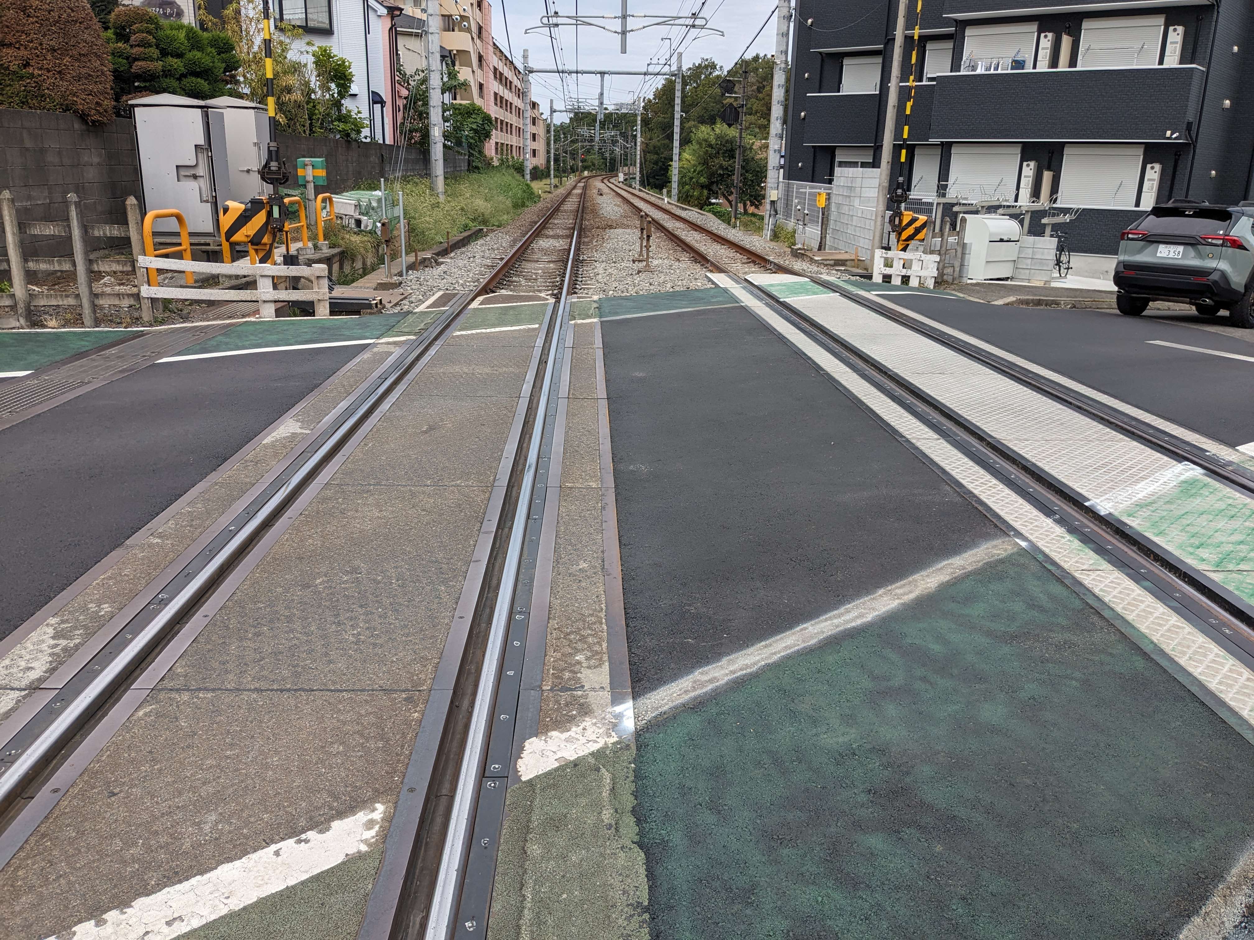 工事後更新されていたコンクリート製渡り板